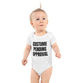 COSTUME PENDING APPROVAL baby bodysuit, white