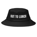 OUT TO LUNCH bucket hat, black