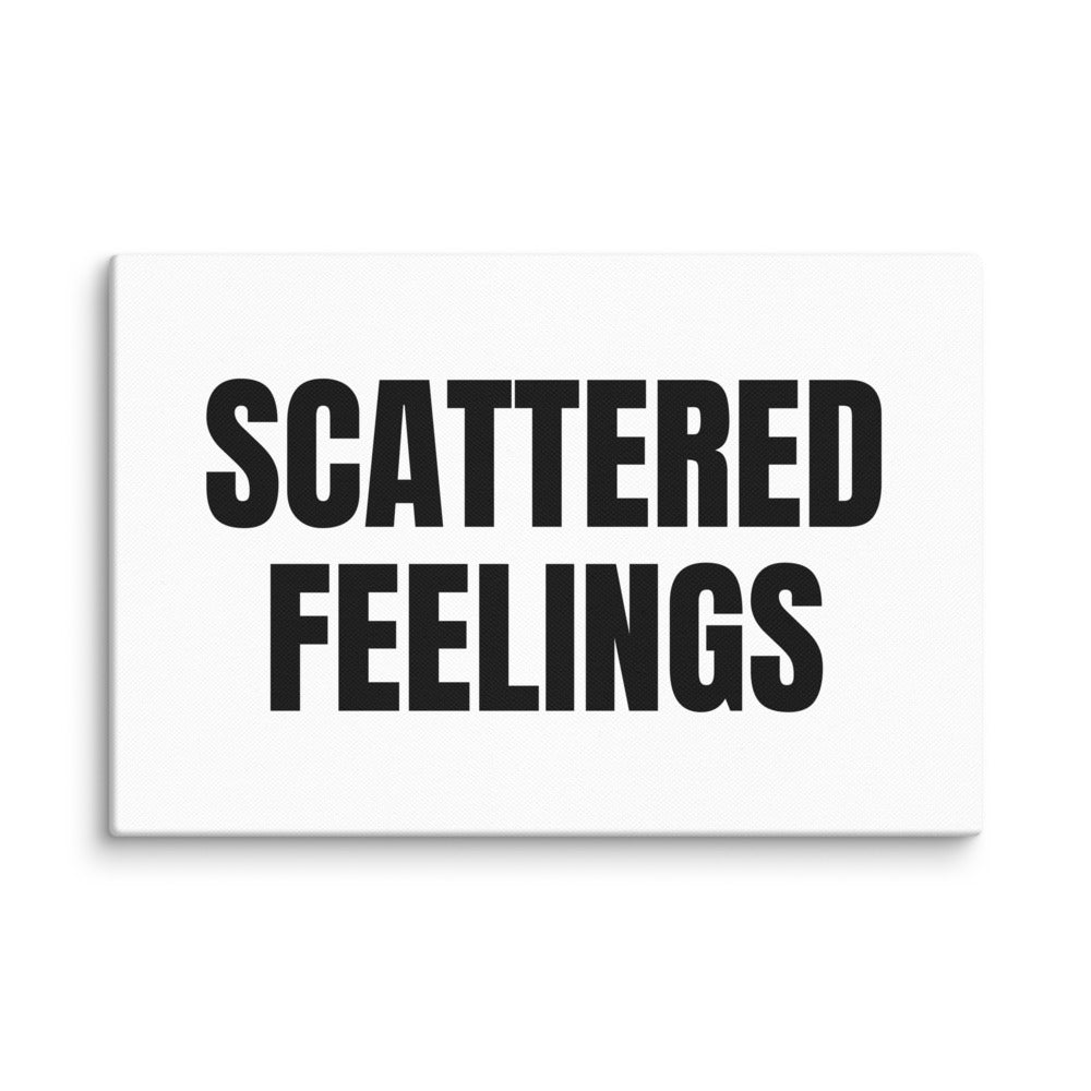SCATTERED FEELINGS canvas print