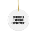 CURRENTLY ENDURING EMPLOYMENT ornament