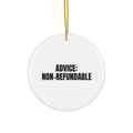 ADVICE: NON-REFUNDABLE ornament