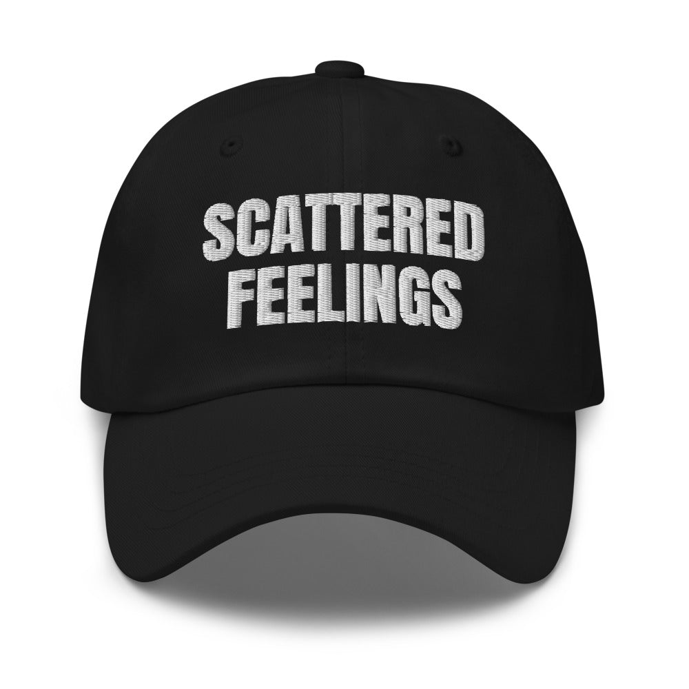 SCATTERED FEELINGS dad hat, black