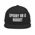 SPOOKY ON A BUDGET snapback, black