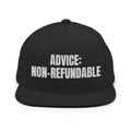 ADVICE: NON-REFUNDABLE snapback, black