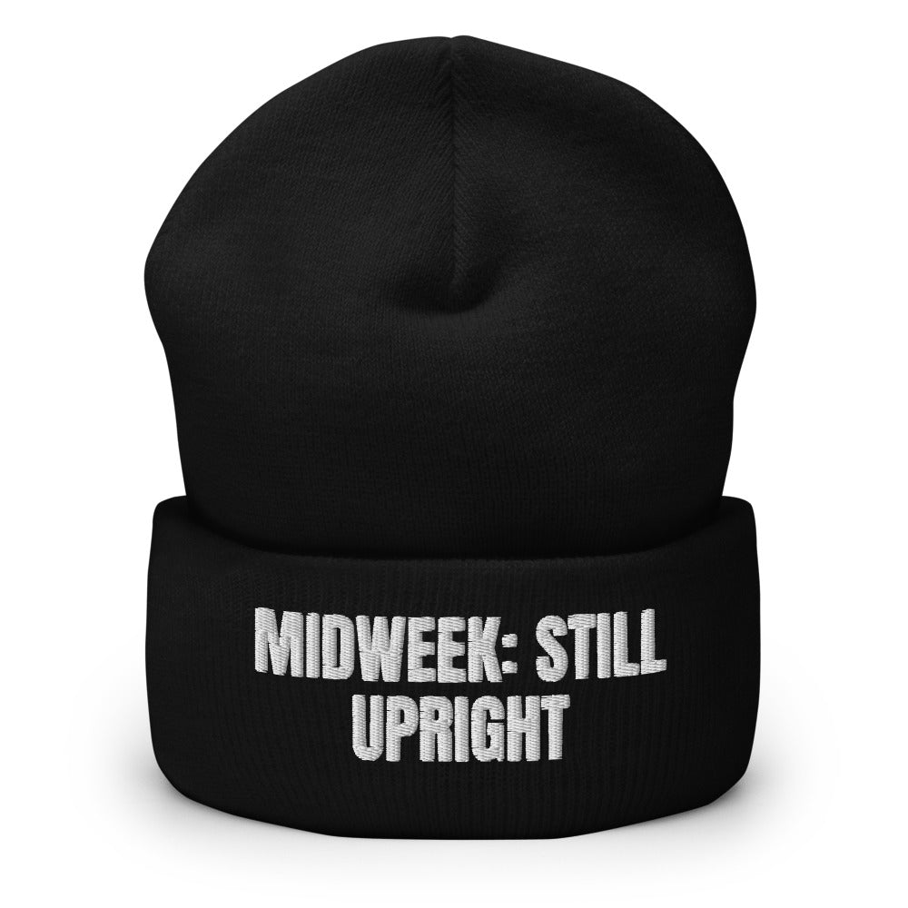 MIDWEEK: STILL UPRIGHT beanie, black