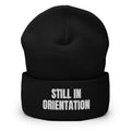 STILL IN ORIENTATION beanie, black
