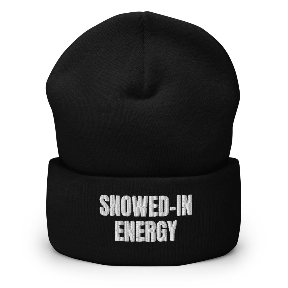SNOWED-IN ENERGY beanie, black