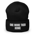 ONE MORE THEN HOME beanie, black