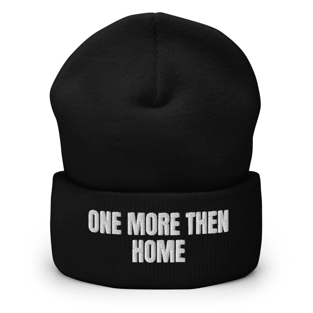 ONE MORE THEN HOME beanie, black