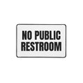 NO PUBLIC RESTROOM desk mat