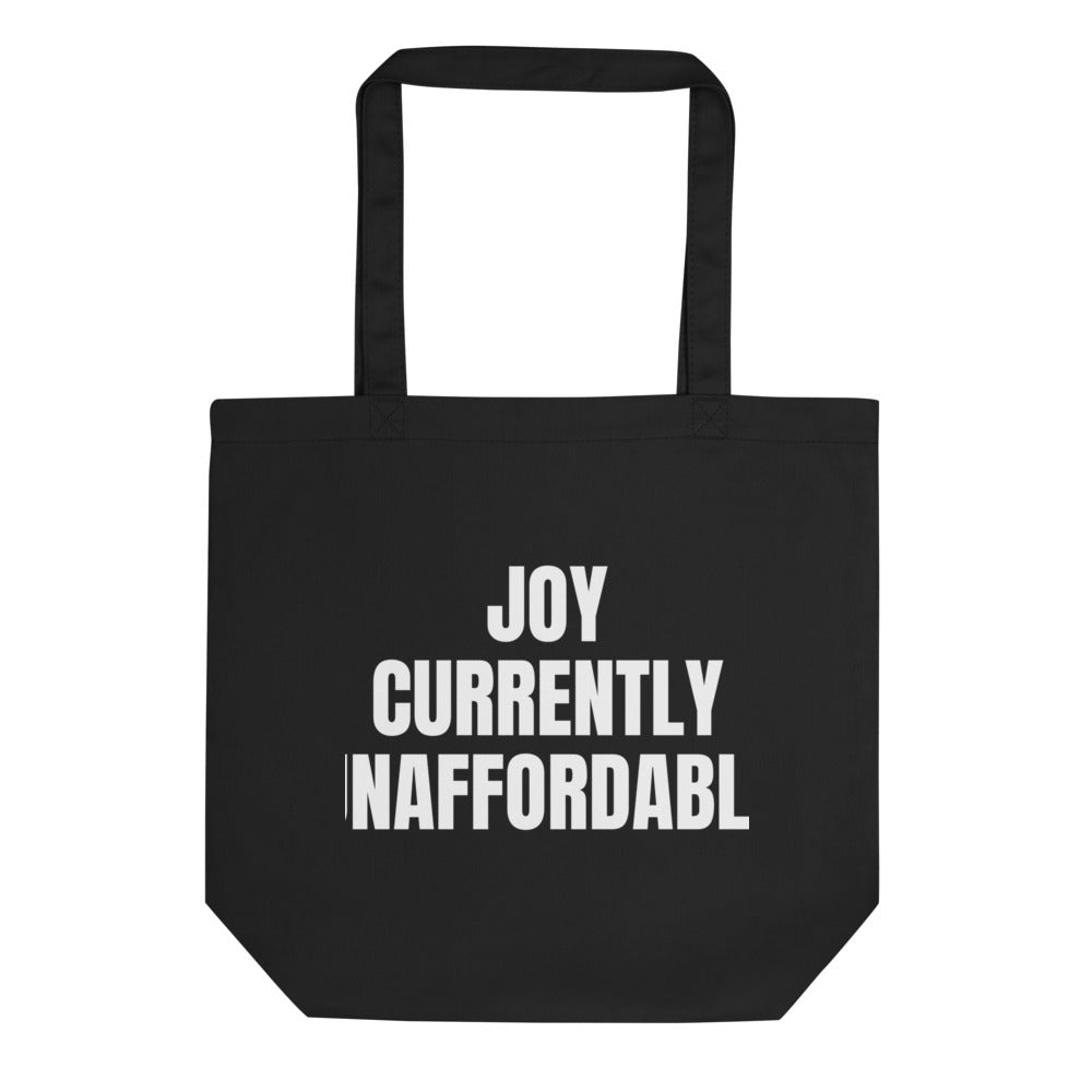 JOY CURRENTLY UNAFFORDABLE tote bag, black