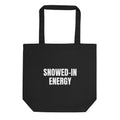 SNOWED-IN ENERGY tote bag, black