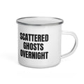 SCATTERED GHOSTS OVERNIGHT enamel camp mug
