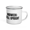 MIDWEEK: STILL UPRIGHT enamel camp mug