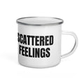 SCATTERED FEELINGS enamel camp mug