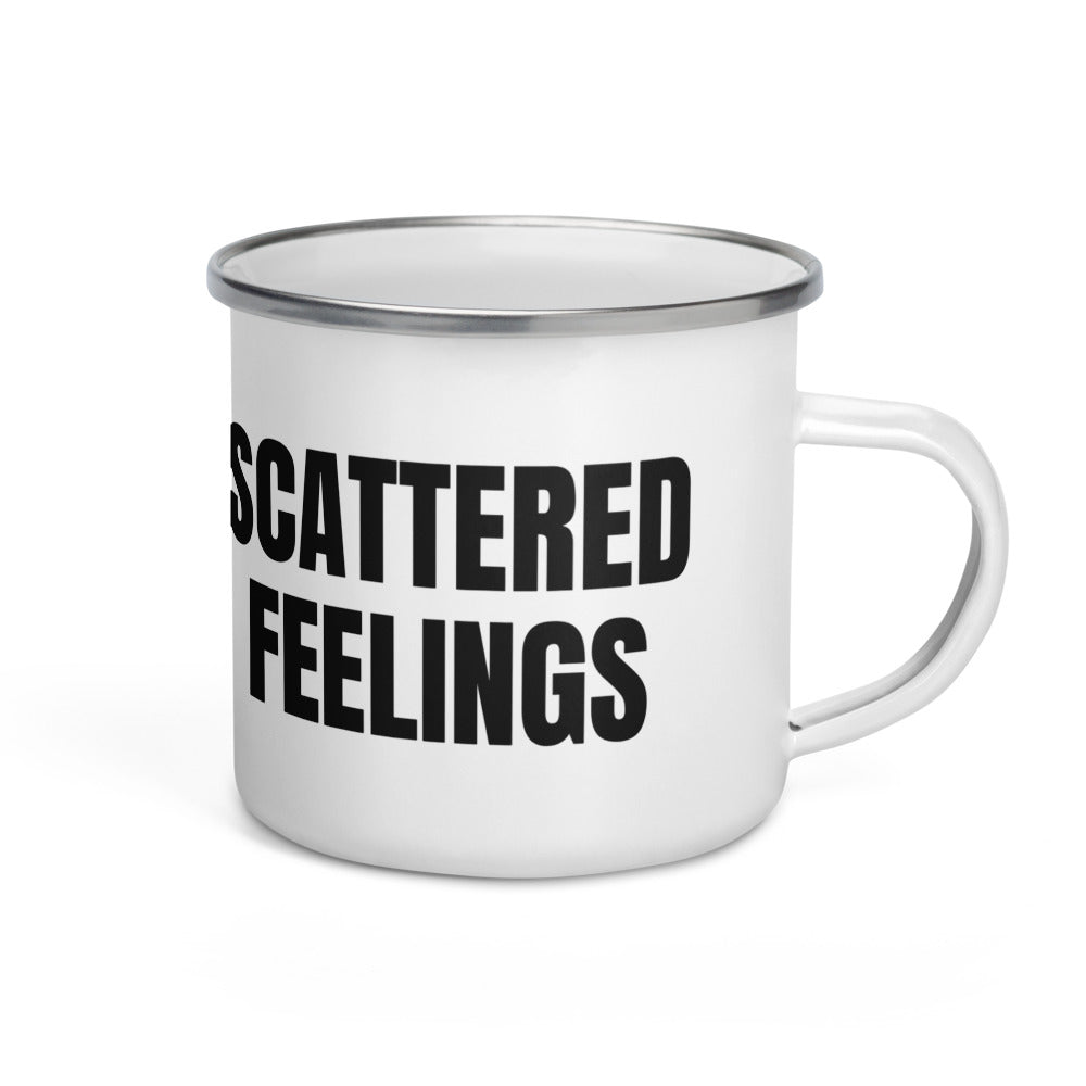 SCATTERED FEELINGS enamel camp mug