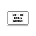 SCATTERED GHOSTS OVERNIGHT poster