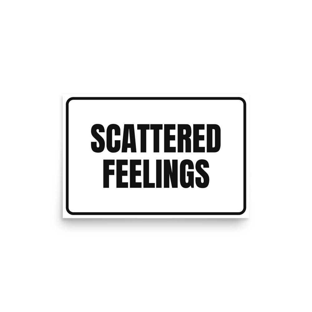 SCATTERED FEELINGS poster