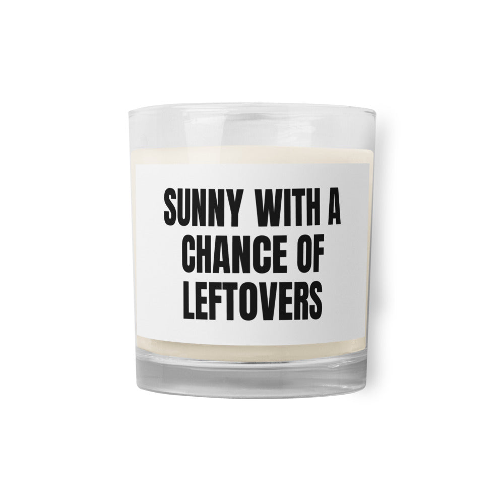 SUNNY WITH A CHANCE OF LEFTOVERS candle