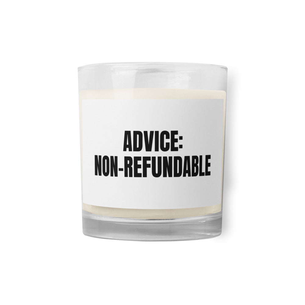 ADVICE: NON-REFUNDABLE candle