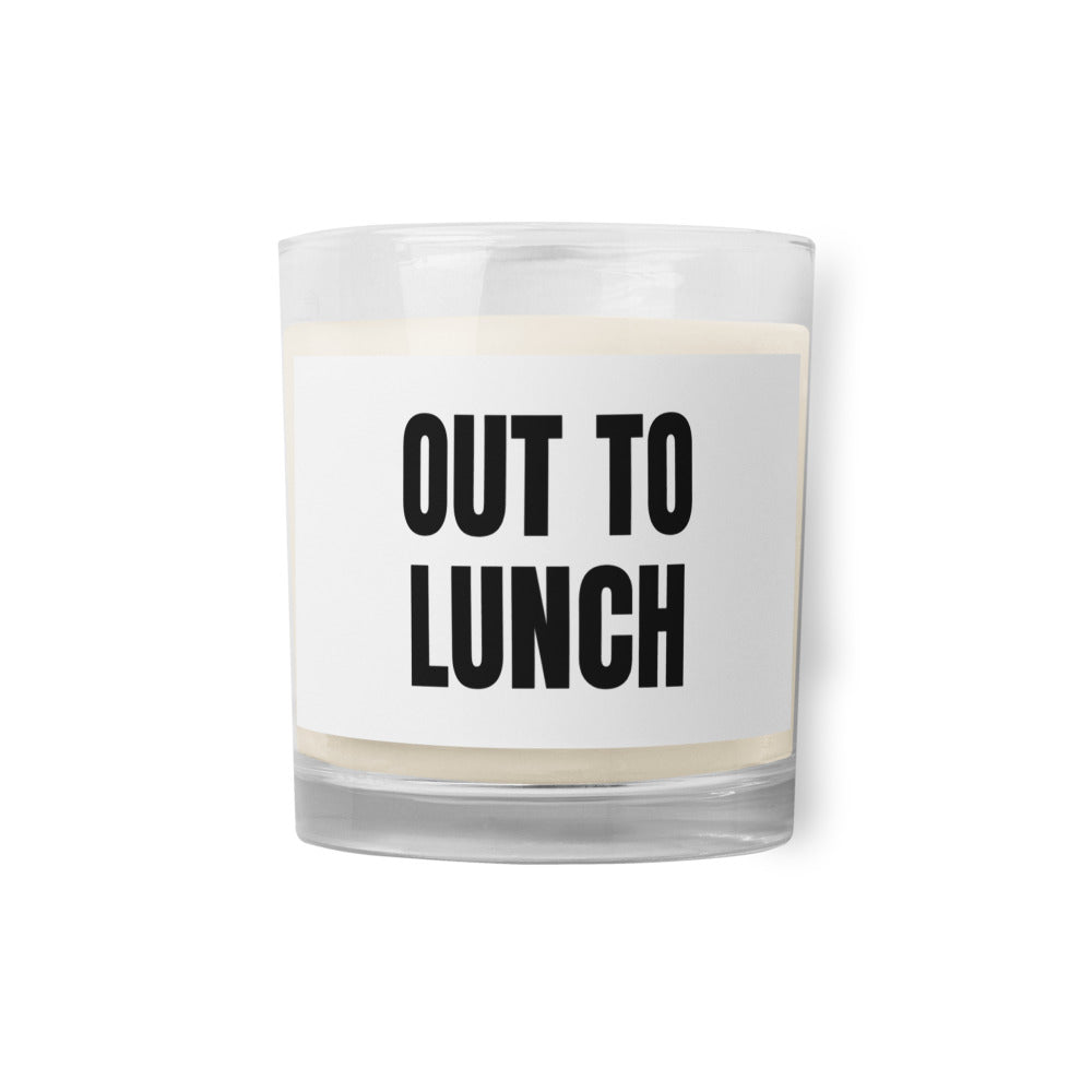 OUT TO LUNCH candle