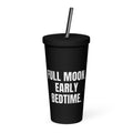 FULL MOON. EARLY BEDTIME. tumbler, black