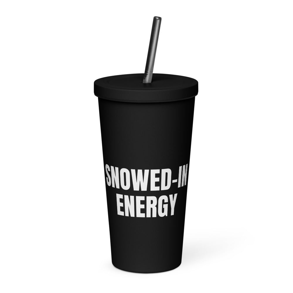 SNOWED-IN ENERGY tumbler, black