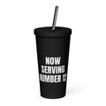 NOW SERVING NUMBER 12 tumbler, black