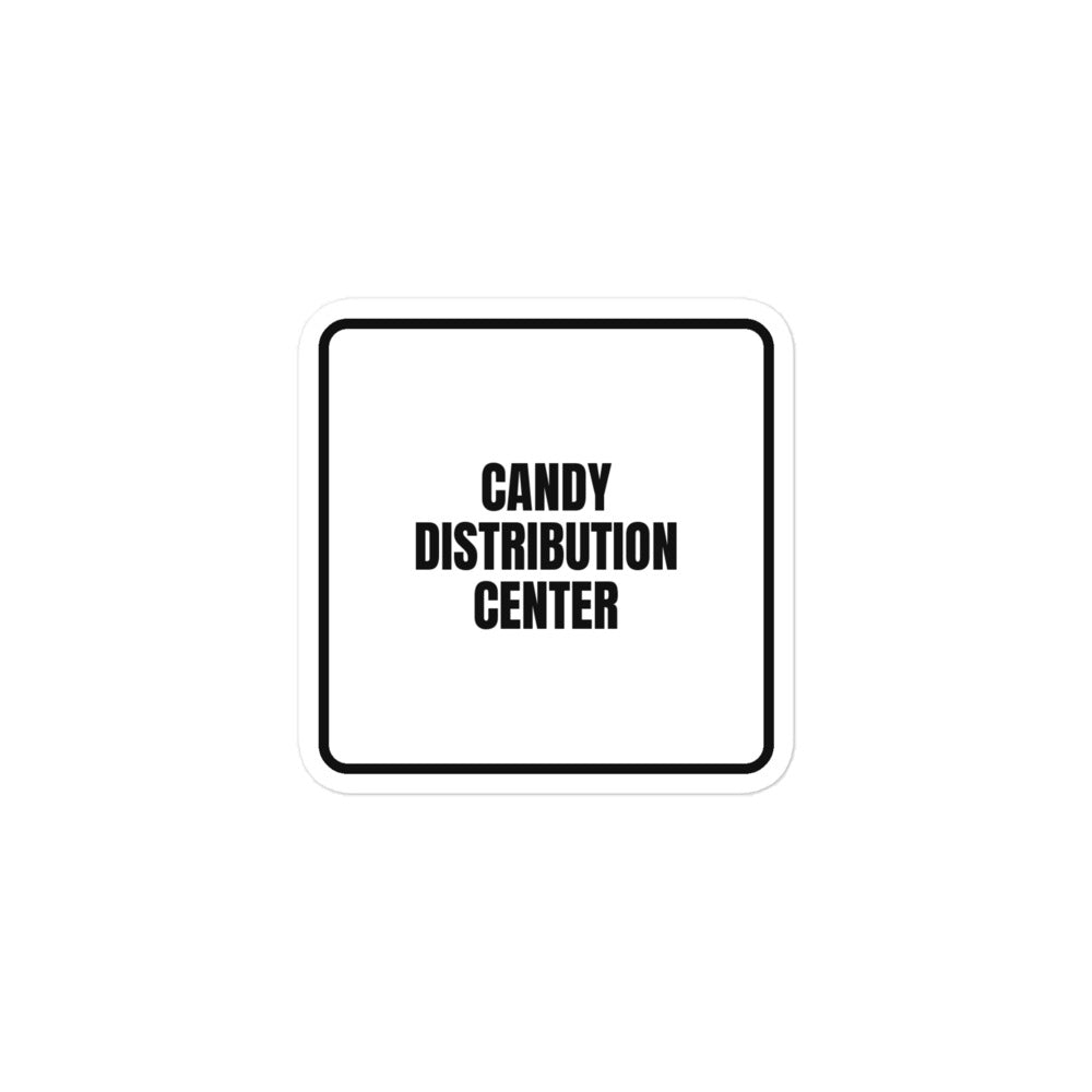 CANDY DISTRIBUTION CENTER sticker