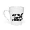 SCATTERED GHOSTS OVERNIGHT latte mug