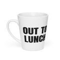 OUT TO LUNCH latte mug