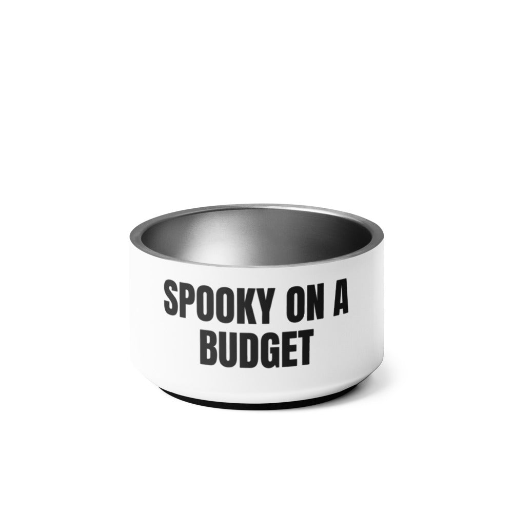 SPOOKY ON A BUDGET pet bowl