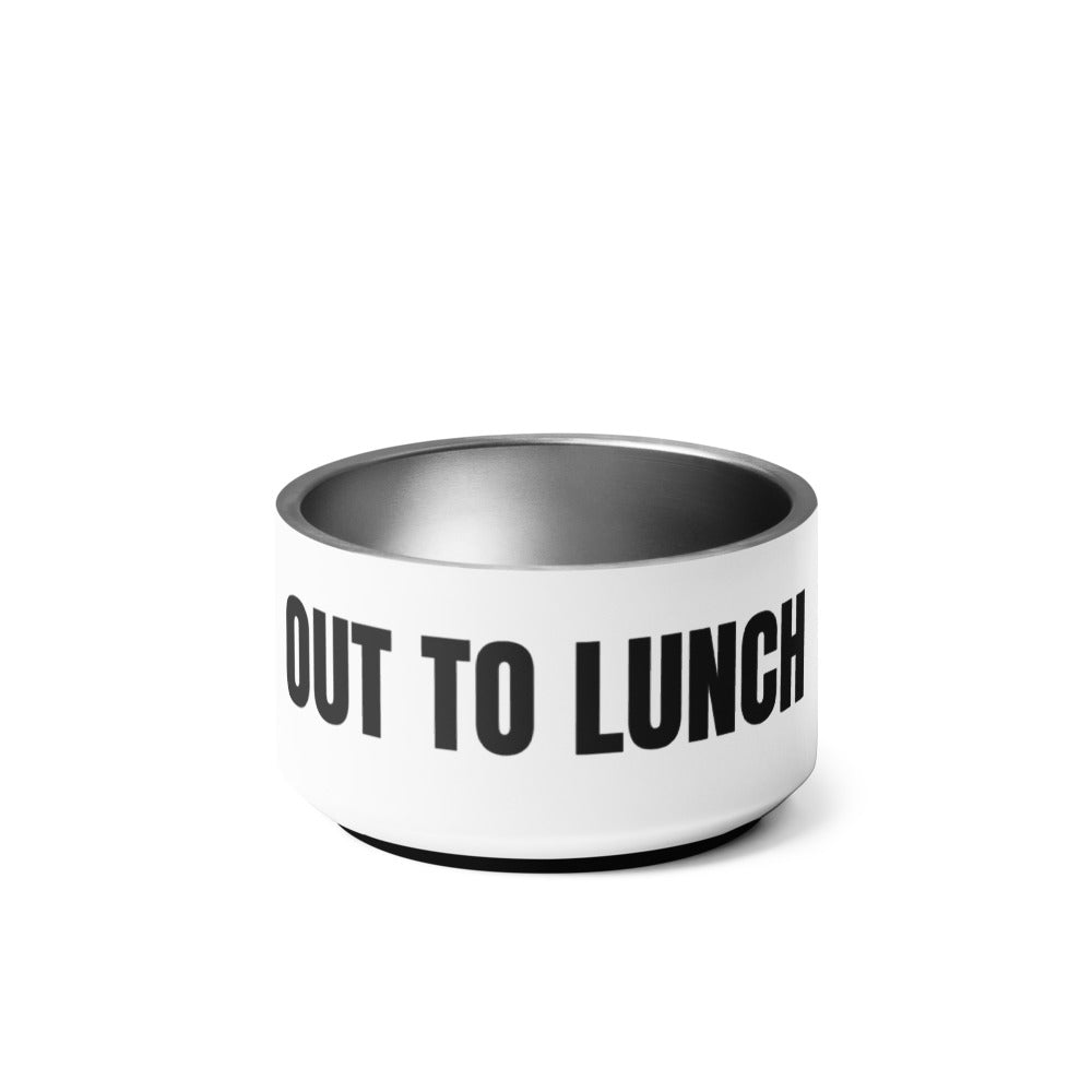 OUT TO LUNCH pet bowl