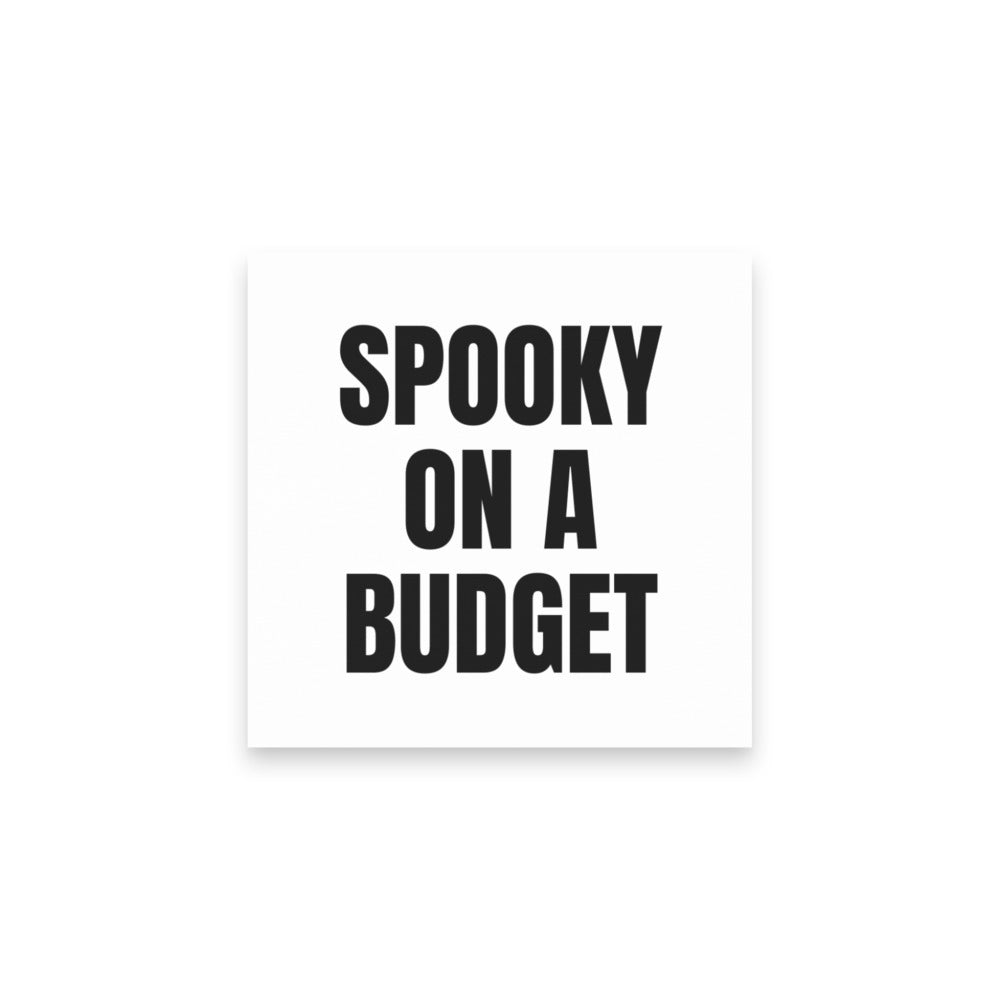 SPOOKY ON A BUDGET sticky notes