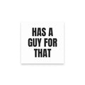 HAS A GUY FOR THAT sticky notes
