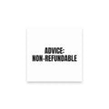 ADVICE: NON-REFUNDABLE sticky notes