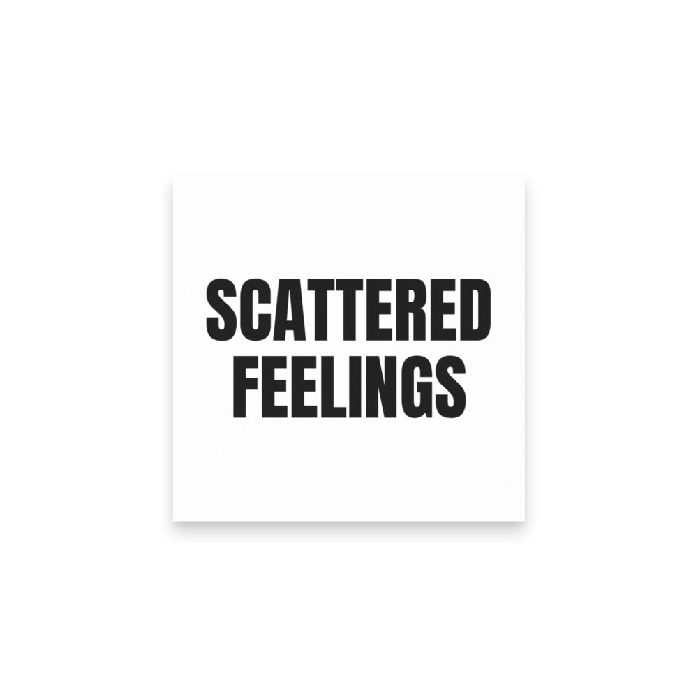 SCATTERED FEELINGS sticky notes