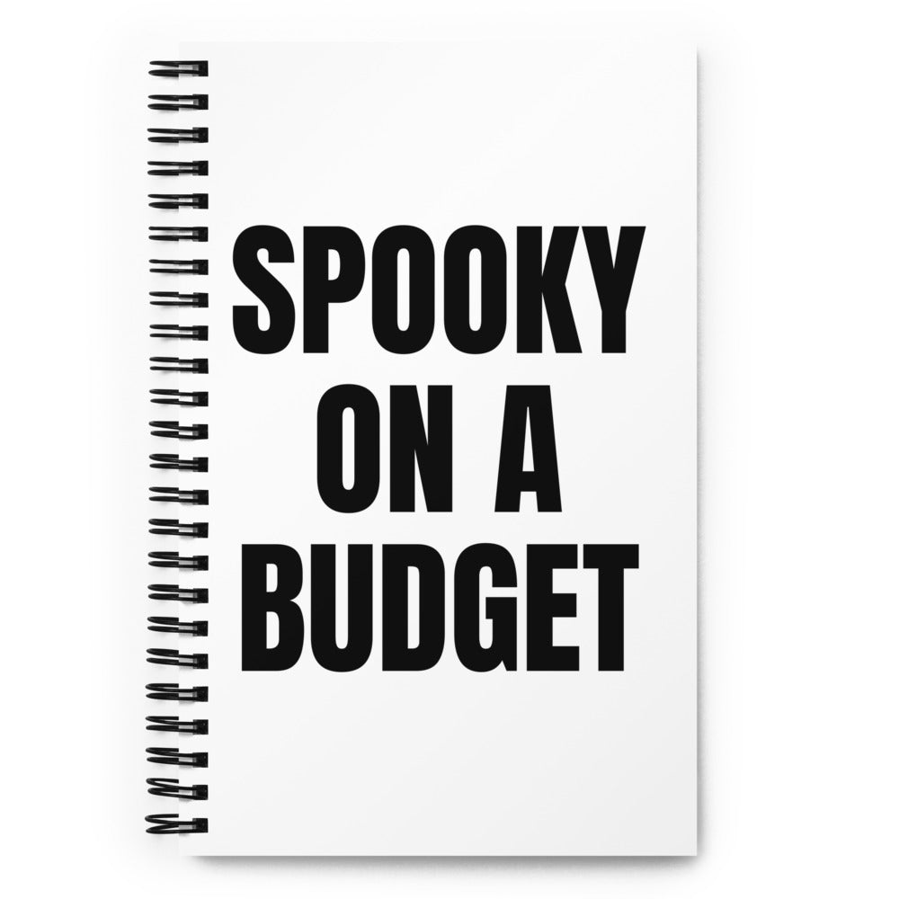 SPOOKY ON A BUDGET notebook