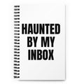 HAUNTED BY MY INBOX notebook