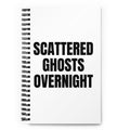 SCATTERED GHOSTS OVERNIGHT notebook