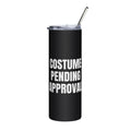 COSTUME PENDING APPROVAL steel tumbler, black