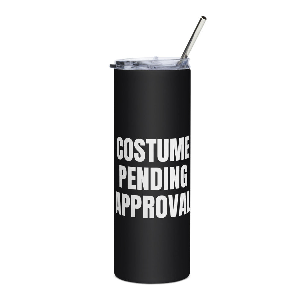 COSTUME PENDING APPROVAL steel tumbler, black