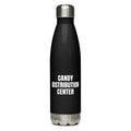 CANDY DISTRIBUTION CENTER water bottle, black