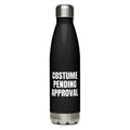 COSTUME PENDING APPROVAL water bottle, black