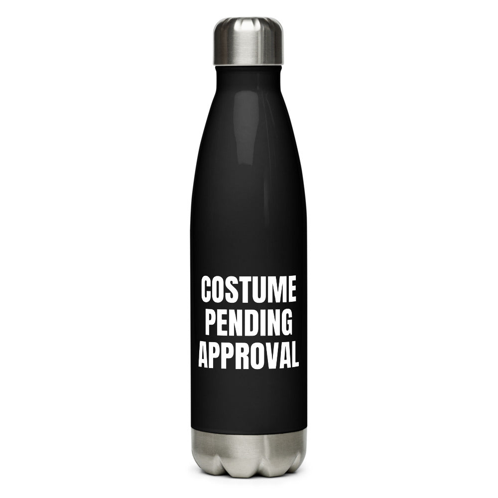 COSTUME PENDING APPROVAL water bottle, black