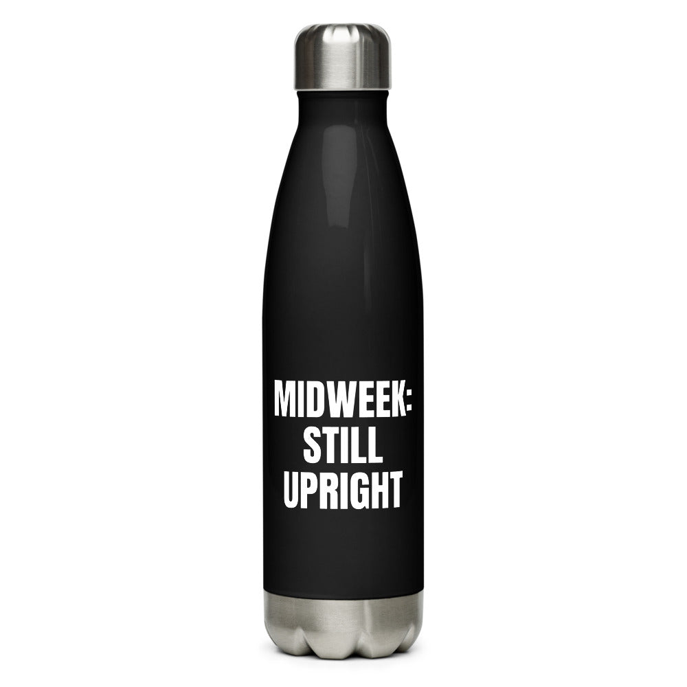 MIDWEEK: STILL UPRIGHT water bottle, black