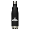 JOY CURRENTLY UNAFFORDABLE water bottle, black