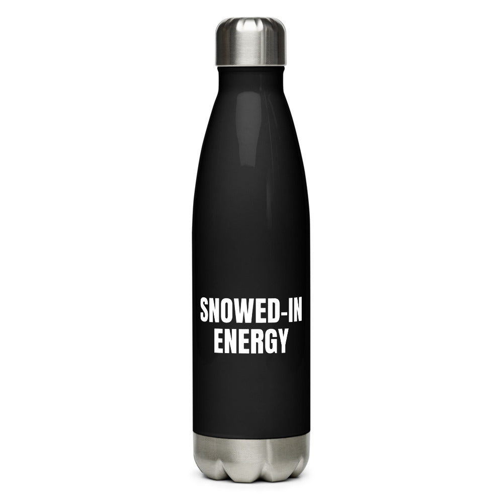 SNOWED-IN ENERGY water bottle, black
