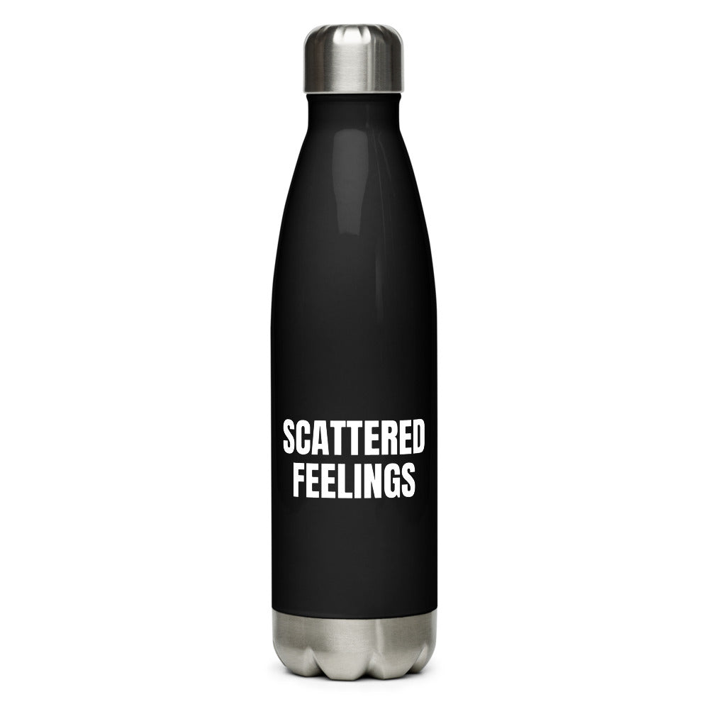 SCATTERED FEELINGS water bottle, black