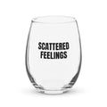 SCATTERED FEELINGS stemless wine glass